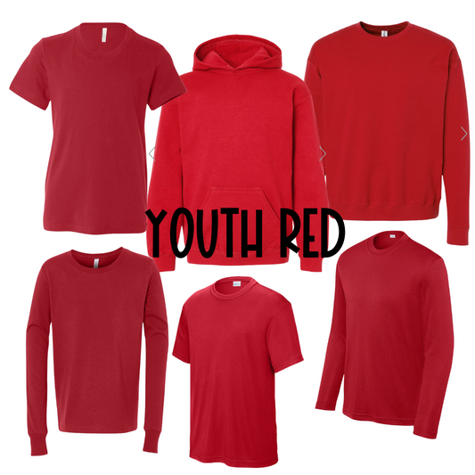 YOUTH RED- Design Your Own Sale!