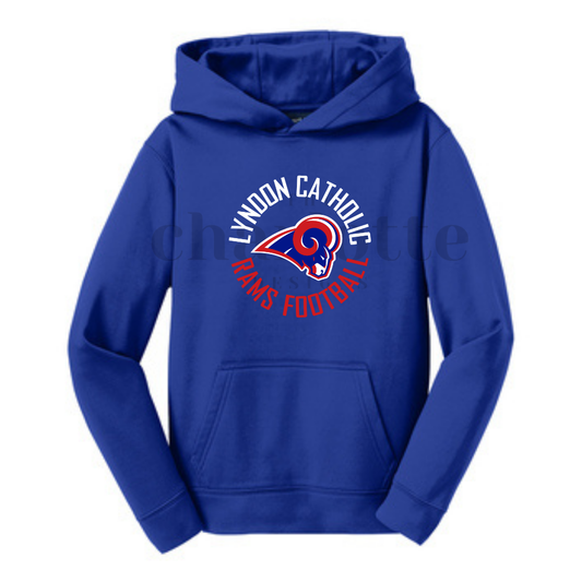 RTS YLG- Classic Blue Cotton Hoodie