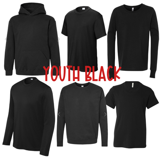 YOUTH Black- Design Your Own Sale!