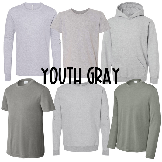 YOUTH Gray- Design Your Own Sale!